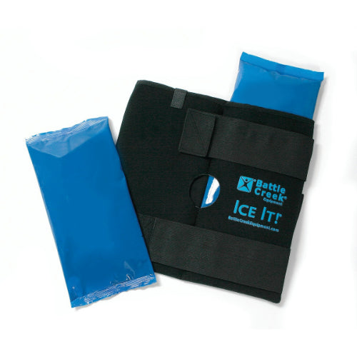 Relieve knee pain with the Battle Creek ColdComfort System. This 12 x 13 inch cold therapy solution reduces swelling, numbs pain, and promotes healing.