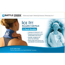 Battle Creek Equipment Ice It! Reusable C-Pack 4.5 x 6 Inches cold therapy for jaw and neck. Moovkart