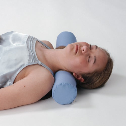 Alex Orthopedic Long Cervical Roll, Blue, 4 (D) x 19 (L) Inches