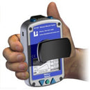 Handheld Lafayette MMT device with LCD screen and control buttons in clinical setting. Moovkart.