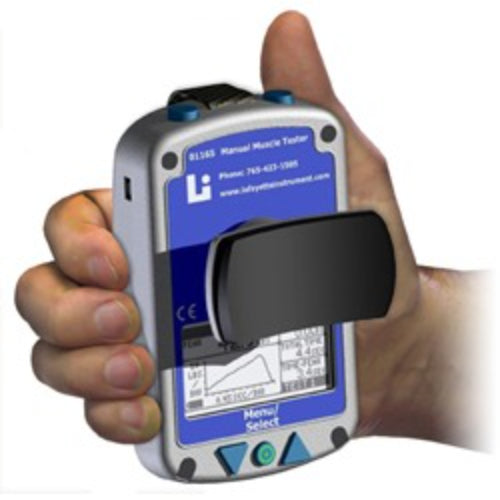 Lafayette Manual Muscle Tester, a handheld device for measuring muscle strength.