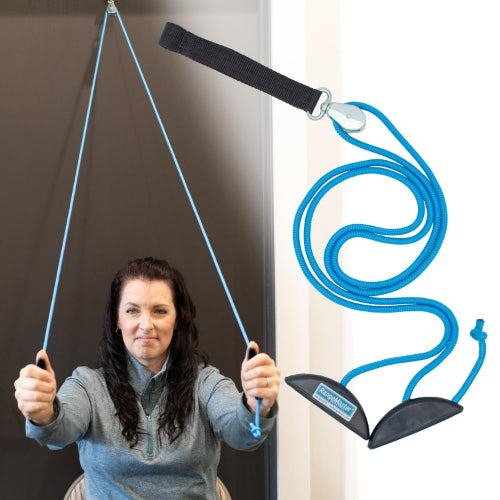 RangeMaster Blue Ranger Shoulder Pulley Over-door Style