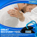 RangeMaster Blue Ranger Shoulder Pulley, Over-Door Rehab System for Arm Mobility & Recovery