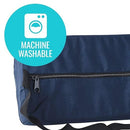 Alex Orthopedic Half Lumbar Roll for Targeted Lower Back Relief with Positioning Strap and Removable Washable Fabric Cover, Navy