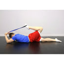 CanDo Elastic Stretch Strap with Pockets for Facilitated Dynamic Stretching