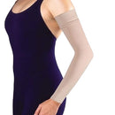 Jobst Arm Sleeve with Silicone Band, Gradient Compression 15-20 mmHg, Medium, Beige for swelling relief and improved circulation. Moovkart