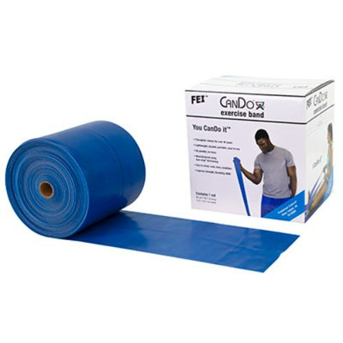 Cando exercise band in a 50-yard dispenser box.