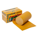 CanDo Exercise Band XXX-Heavy Resistance, Rehab and Strength Training, 50-Yard Roll Box, Gold