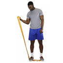 CanDo Exercise Band XXX-Heavy Resistance, Rehab and Strength Training, 50-Yard Roll Box, Gold