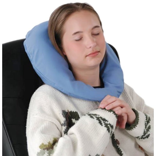 Alex Orthopedic C Shaped Pillow, Blue