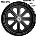 Drive Medical 8 Inch Rear Wheel Caster for Rollator 11053A/B Part, Smooth Mobility Replacement