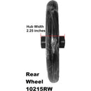 Drive Medical 8 Inch Rear Wheel Caster for Rollator 11053A/B Part, Smooth Mobility Replacement