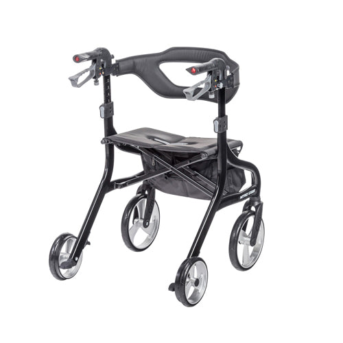 Drive Medical Nitro Sprint Rollator, Tall, Black