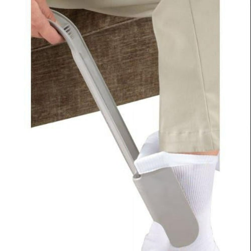 Easy To Use Products Sock Horse Sock Aid with ergonomic handle and rubber grips for easy use. Moovkart.