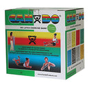 CanDo Latex Free Exercise Band 25 Yard Roll, 5 Inch Wide for Full Body Training