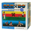 CanDo Latex Free Exercise Band 25 Yard Roll, 5 Inch Wide for Full Body Training