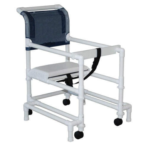 Walker PVC with Height Adjacent Arms & Seat-Standard Withoutriggers