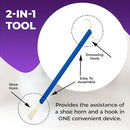 Drive Medical Dress-E-Z Dressing Aid Dressing Tool with Shoehorn for Mobility Support. Moovkart