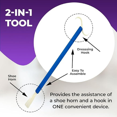 Drive Medical Dress-E-Z Dressing Aid, with 24 Inches Length Shoehorn
