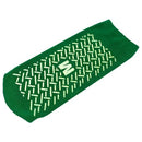 Medline Single Tread Non Skid Slipper Socks, Terry Cloth for Slip Resistant, Med Green