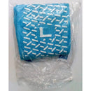 Sky blue Medline slipper socks on hospital bed, designed for warmth and indoor safety, Moovkart