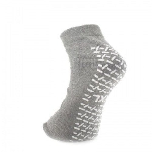 Medline Slipper Socks, XX-Large, Gray, Pair