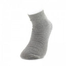 Medline Non-Skid Slipper Socks with Terry Cloth Single Tread, Slip-Resistant, XX-Large, Gray