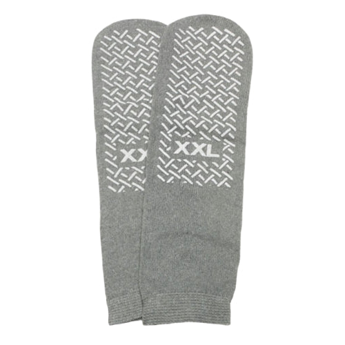 Medline Slipper Socks, XX-Large, Gray, Pair