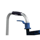 Drive Medical Junior Folding Walker, Trigger Release, Blue – Designed for ease of use with adjustable height. Moovkart