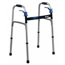 Drive Medical Junior Folding Walker, Trigger Release, Blue – Lightweight, adjustable design for stability. Moovkart