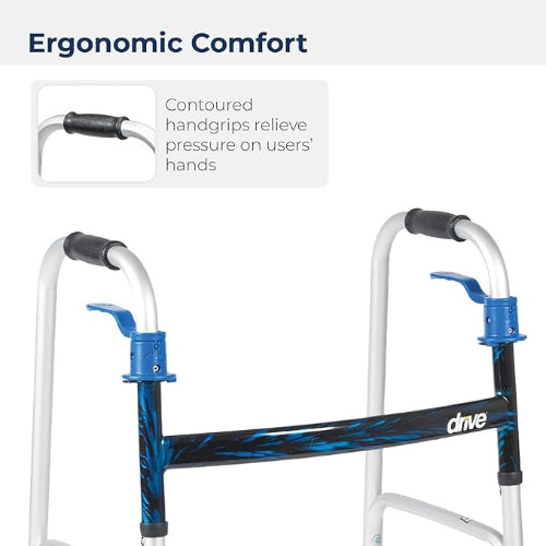 Drive Medical Junior Trigger Release Folding Walker