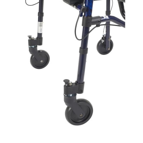 Drive Medical Clever-Lite Folding Rollator for Adults with 8-Inch Casters