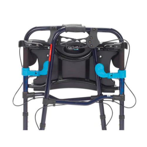 Drive Medical Clever-Lite Folding Rollator for Adults with 8-Inch Casters