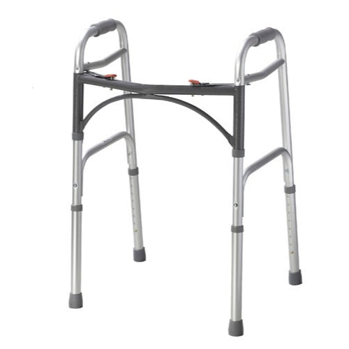 Drive Medical Easy-Release 2 Button Folding Walker Youth