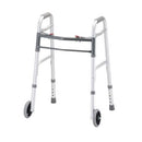 Marble Medical Easy-Release Youth Walker with 3-Inch Wheels, Lightweight frame for stability and easy mobility assistance. Moovkart