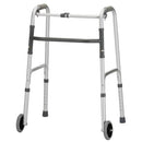 ProBasics Folding Walker with 5 Inch Wheels, Lightweight Adult Mobility Aid, Case of 4