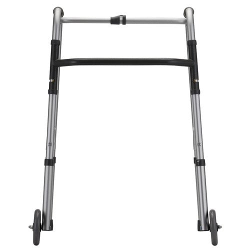 ProBasics Folding Walker with 5 Inch Wheels, Adult, Case of 4