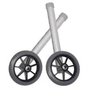 Drive Medical Walker Wheels, 5 Inches fixed with Rear Glide Caps, designed for enhanced mobility and stability for walkers, Moovkart