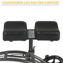 Drive Medical Steerable Knee Walker with Padded Leg Support and Adjustable Height for Indoor and Outdoor Mobility