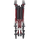 Drive Medical Lightweight Transport Wheelchair, Red, 19 Inches Seat Width