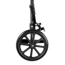 ProBasics Steel Transport Wheelchair, 19-Inch Seat, Silver Vein Frame, Swing-Away Footrests