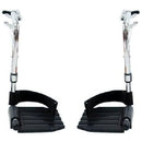 Healthline Swing-Away Elevating Legrests for Standard Wheelchairs, Compatible with Multiple Models, Moovkart