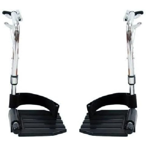 Healthline Swing-Away Elevating Legrests for Standard Wheelchairs, Compatible with Multiple Models, Moovkart