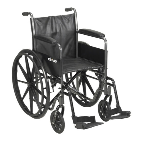 McKesson Standard Wheelchair 16 Inch Fixed Arms