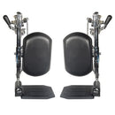 Drive Medical Elevating Legrests, Articulating and Adjustable, 1 Pair for Mobility Support. Moovkart