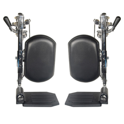 Drive Medical Elevating Legrests, Articulating and Adjustable, 1 Pair for Mobility Support. Moovkart