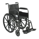 Drive Medical Wheelchair with fixed arms for dependable daily mobility and comfort support. Moovkart