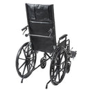 Drive Medical Sentra Reclining Wheelchair with Detachable Desk Arms with 22 Inch Seat Width