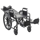 Drive Medical Sentra Reclining Wheelchair with Detachable Desk Arms with 22 Inch Seat Width