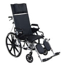 Drive Medical Viper GT Reclining Wheelchair, 16 Inches Seat Width, with adjustable seat depth, Moovkart